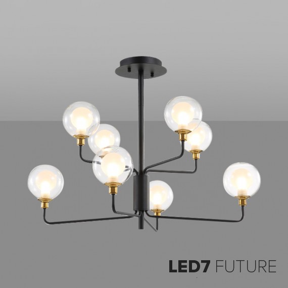 Loft Industry Modern - Bubbles Mody Chandelier